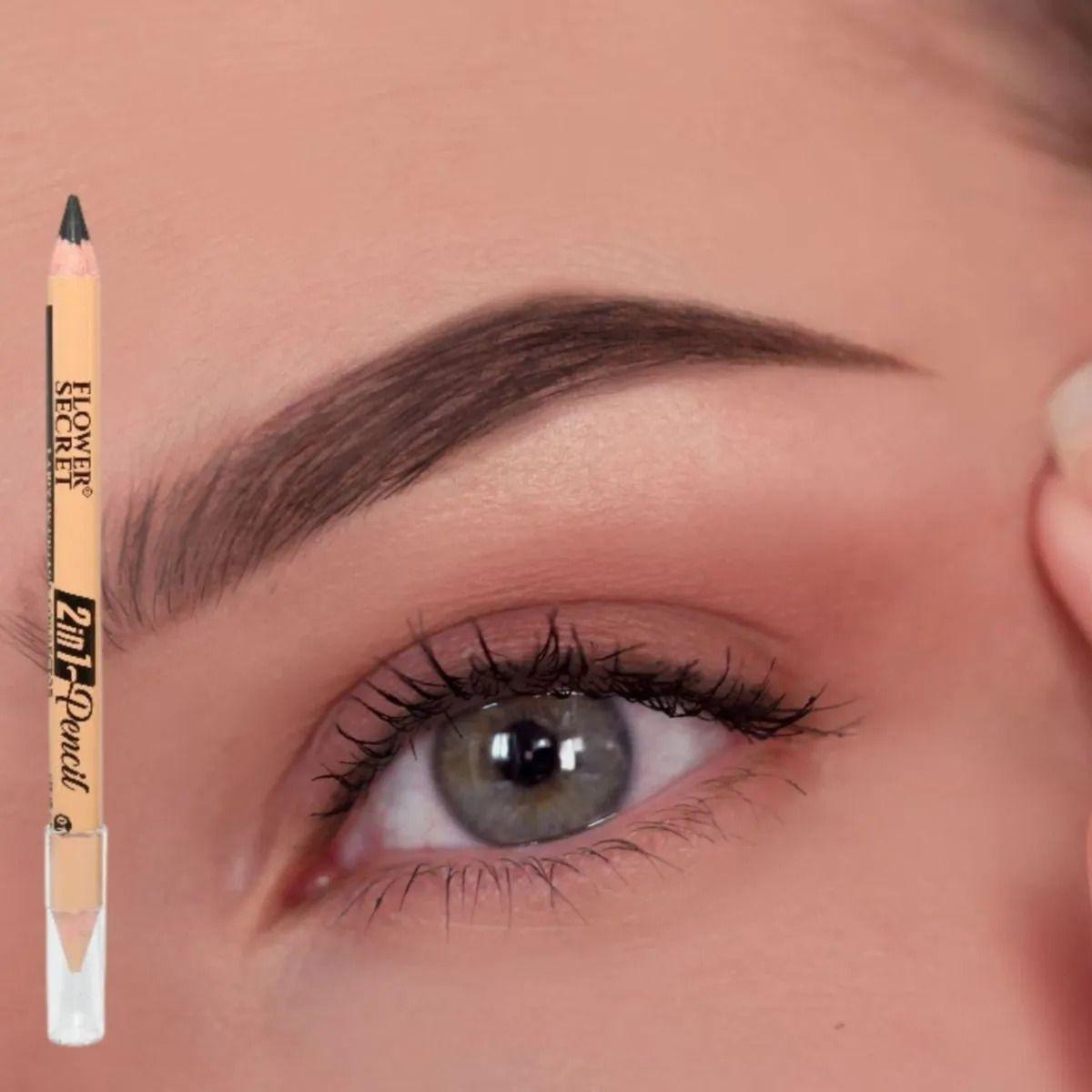 Set 6 Lápices Cejas Corrector Dual Efecto Microblading ALJ-3