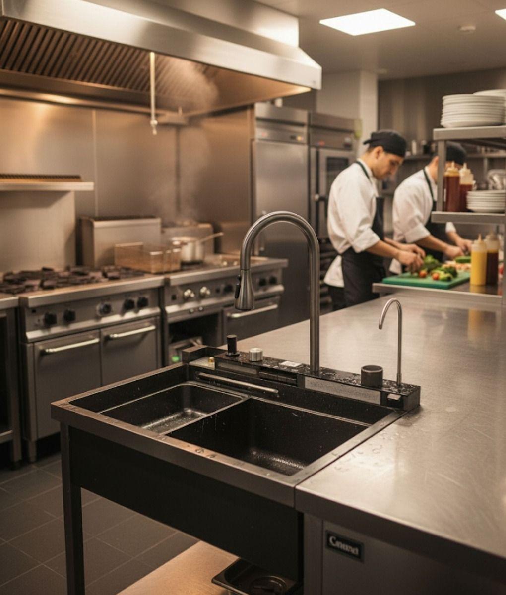 Fregadero Multifuncional Cocina Lavaplatos Elegante Jhn-5