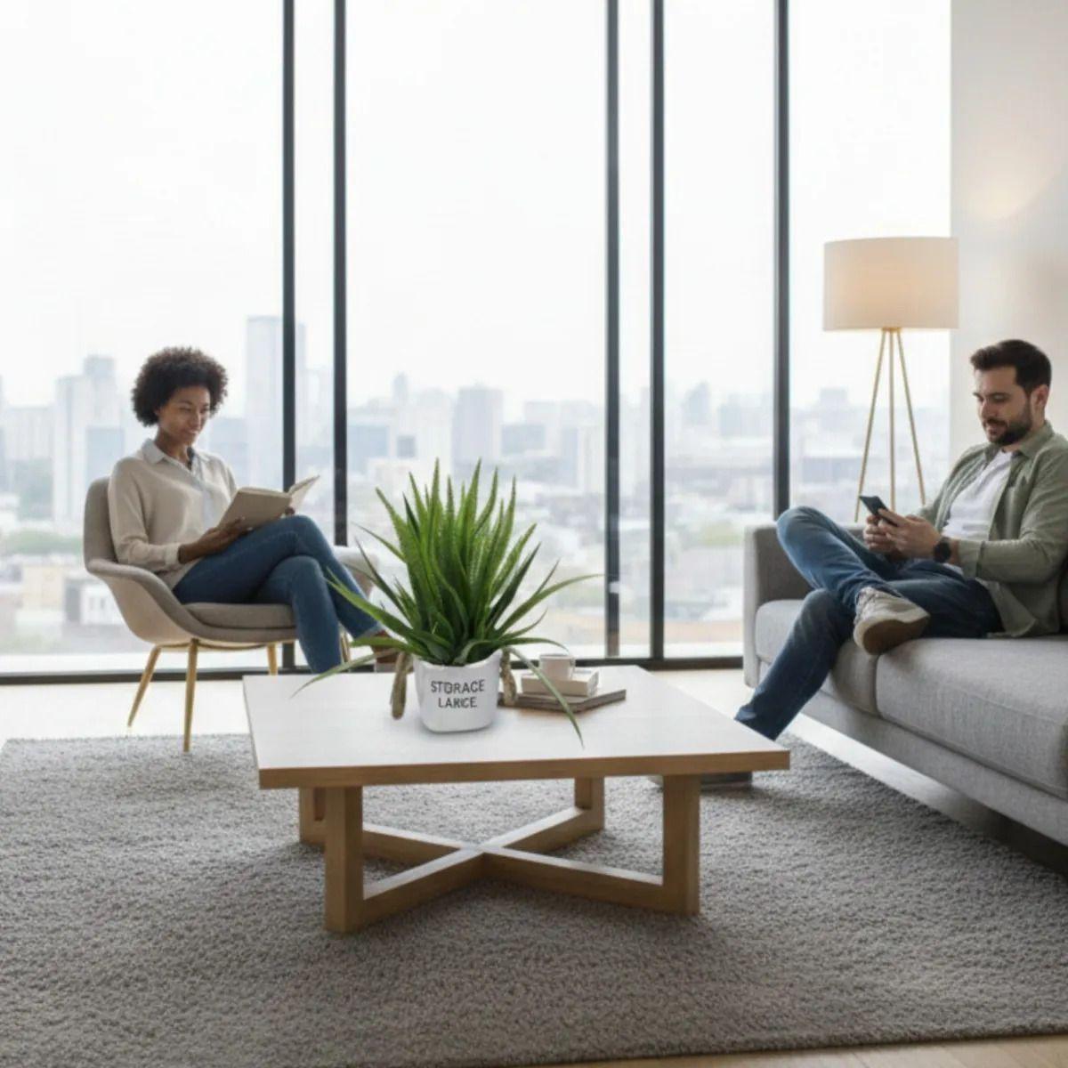 Planta Artificial Decorativa Follaje Silvestre Realista Jhn-4