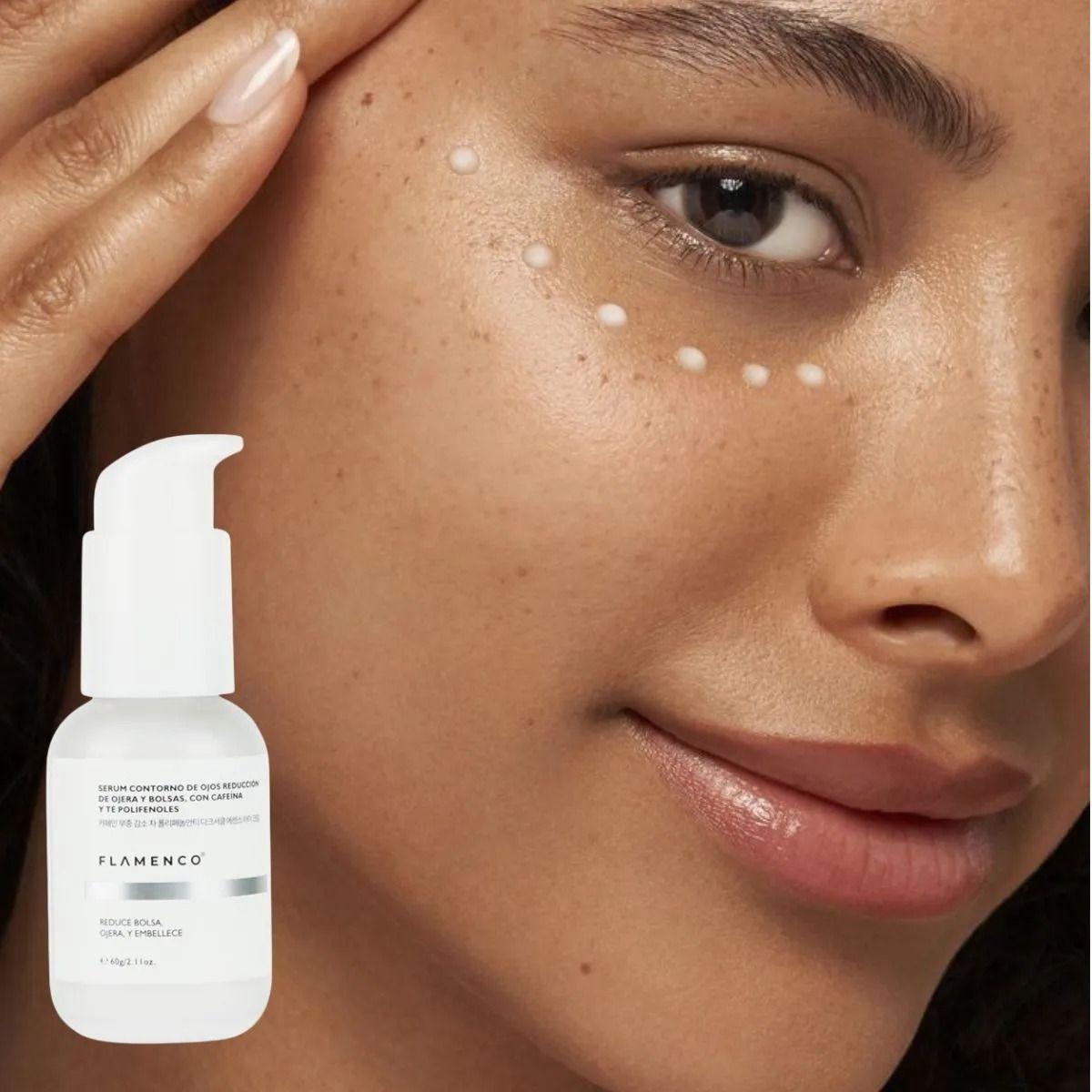 SERUM FACIAL CONTORNOS DE OJOS CAFÉ Y TE REVITALIZA LAU-8