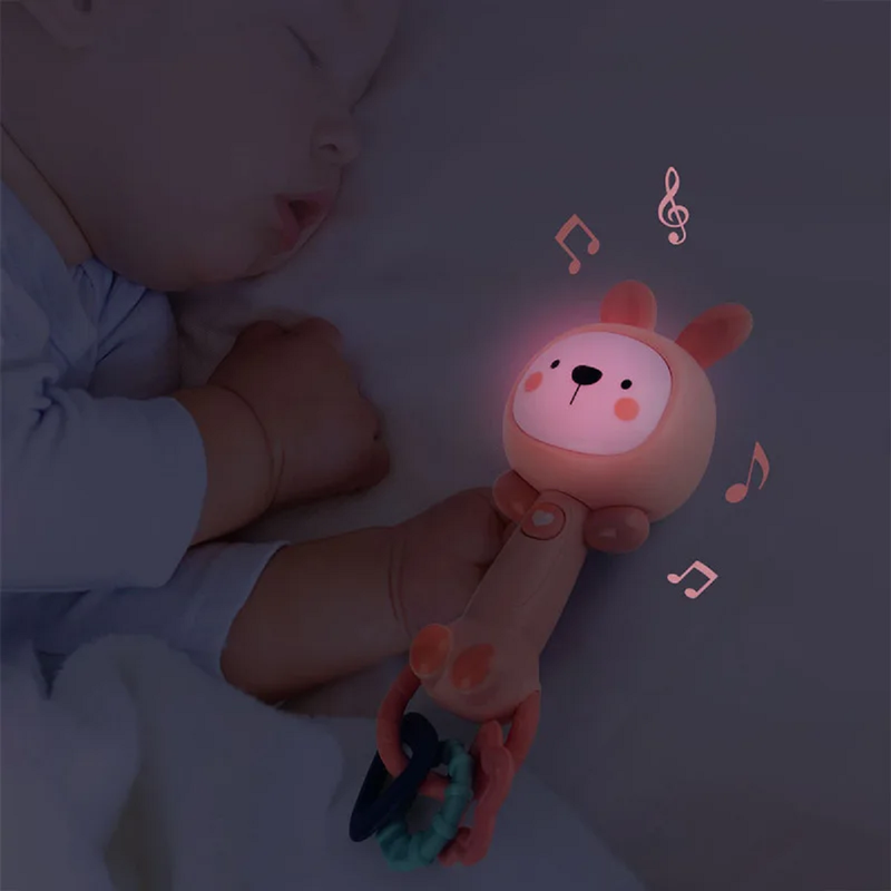 Mordedor Sonajero Luz Multifuncional Sensorial Bebes Lau-3