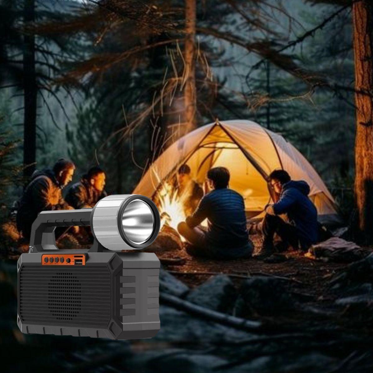 KIT LAMPARA SOLAR 4 EN 1 CAMPING EMERGENCIA USO DIARIO LAU-2