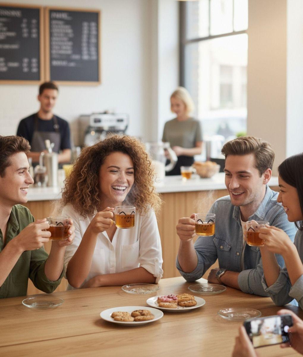 Juego Taza Soporte Plato Decorativo Organizador Cocina Jhn-3