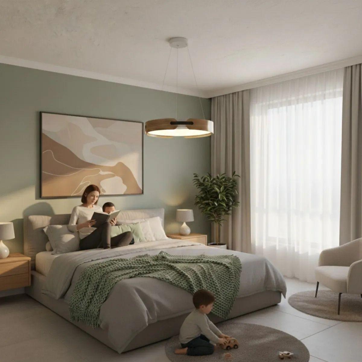 Lámpara Techo Colgante Diseño Halo Estilo Minimalista Jhn-5