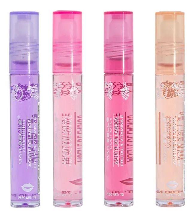 Pack 4 Brillos Labial Radiante Hidrata Labios Maquillaje Lau-2
