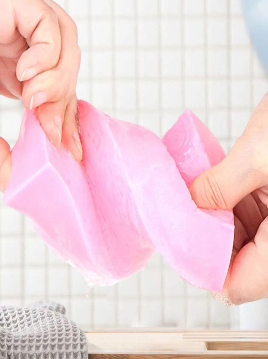 Pack 6 Esponjas Exfoliantes de Baño Ducha Limpieza Lau-3