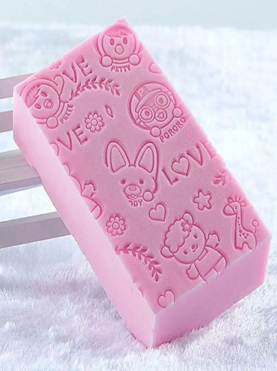 Pack 6 Esponjas Exfoliantes de Baño Ducha Limpieza Lau-8
