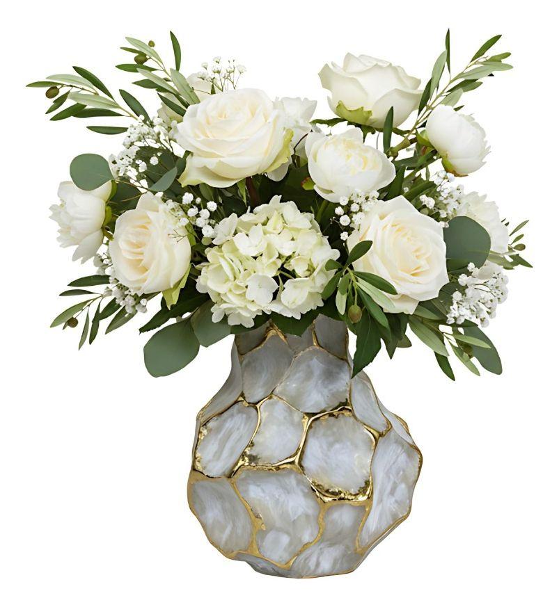 Florero Decorativo Moderno Texturizado Adorno Hogar Jhn-1