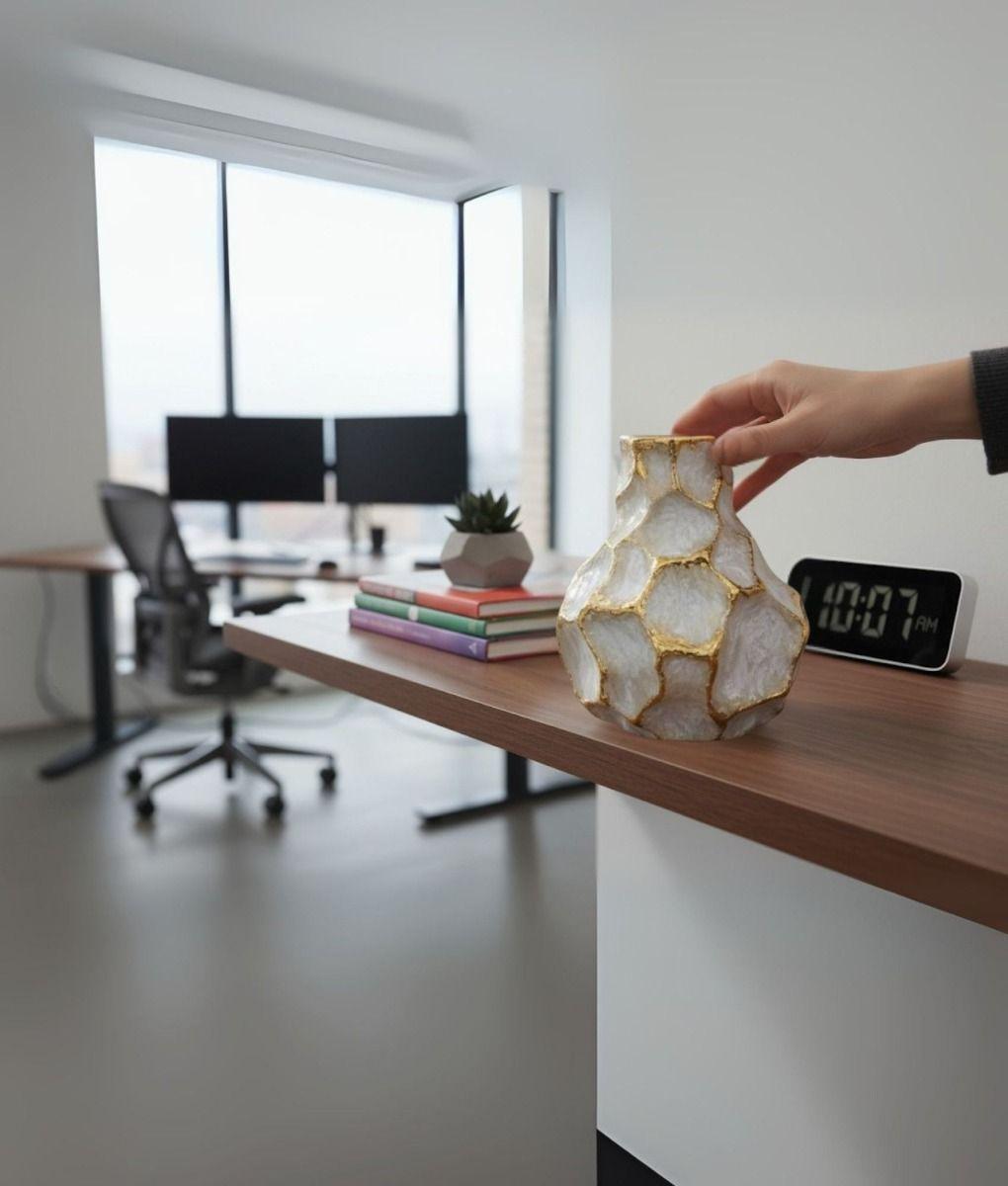 Florero Decorativo Moderno Texturizado Adorno Hogar Jhn-3