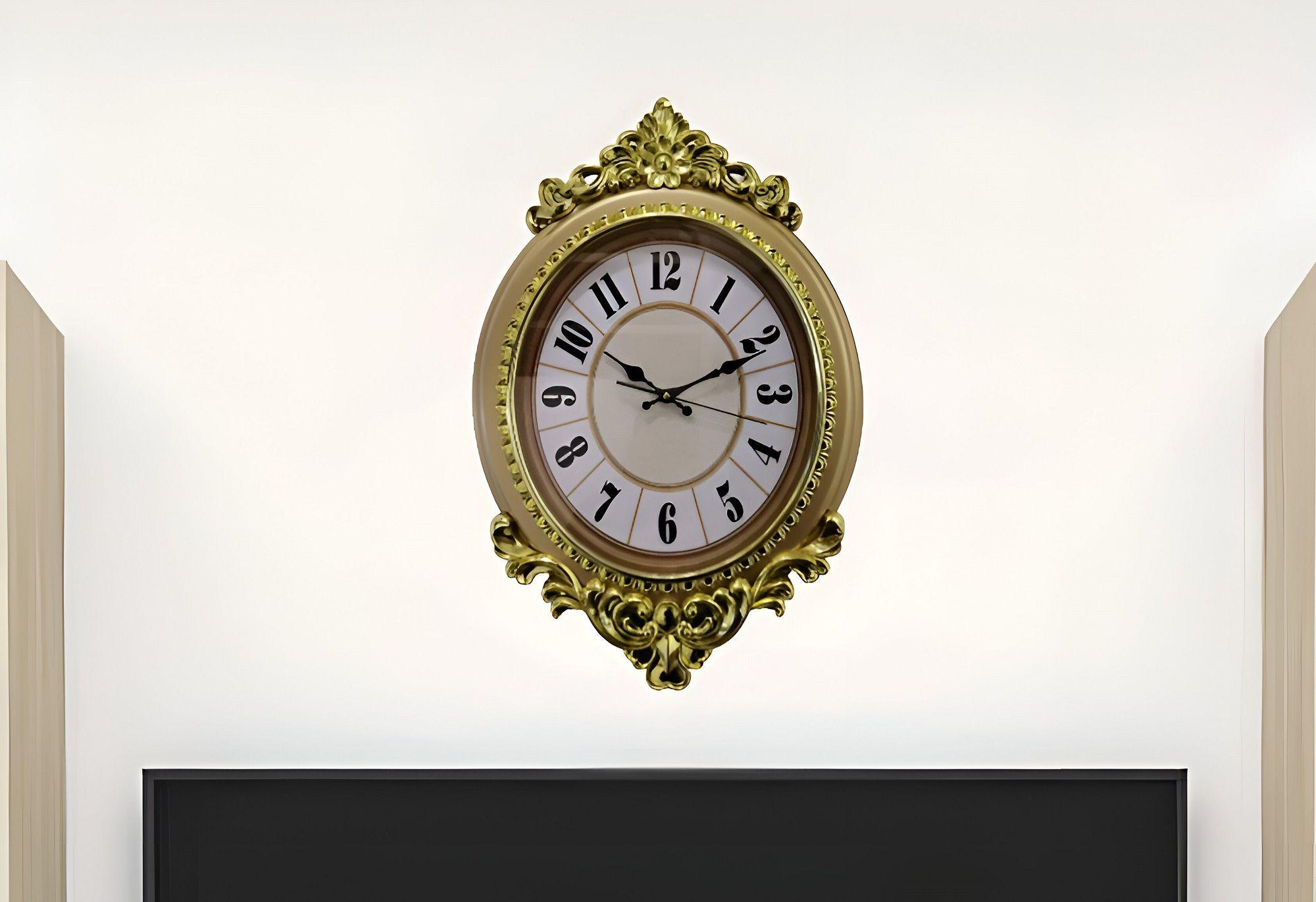 Reloj Pared Decoratiivo Antiguo Metal Elegante Sala Lau-2