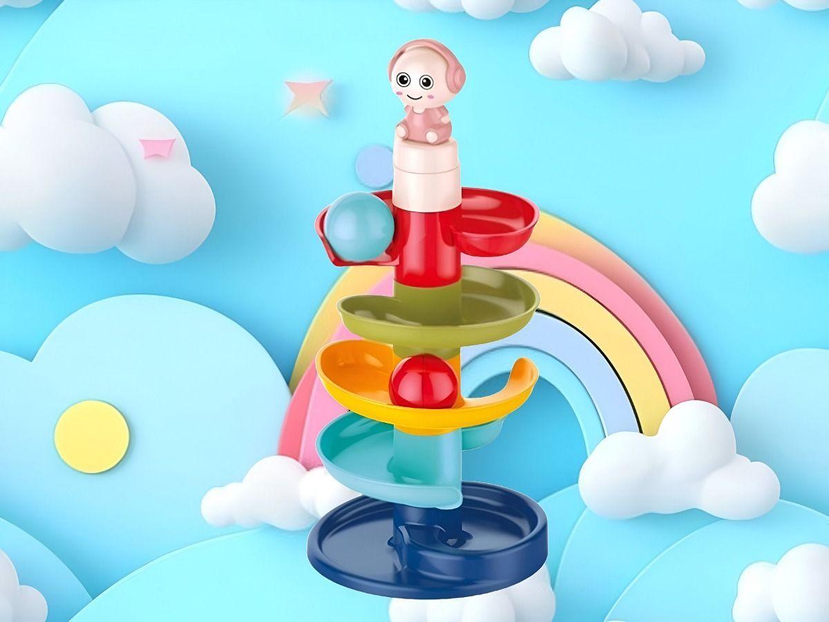 Juguete Bolas Torre Laberinto Aprendizaje Actividades Jhn-9