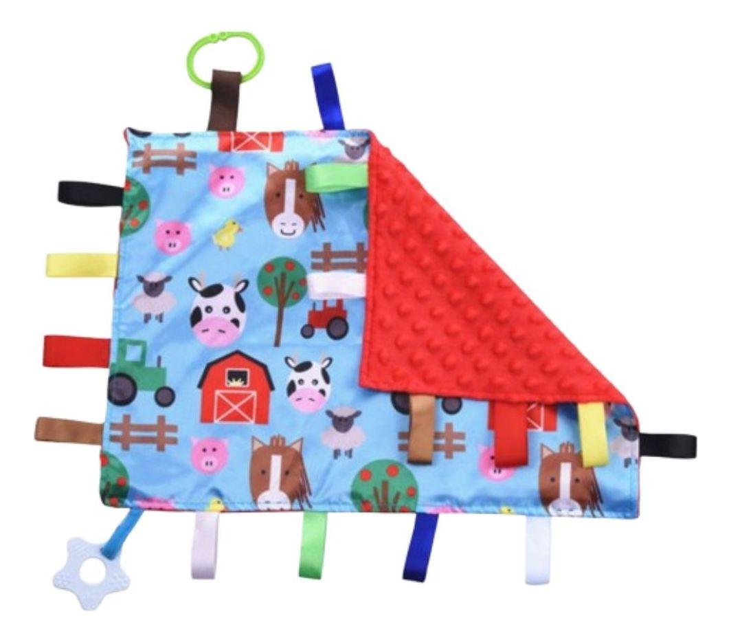 SET 2 MANTAS DE APEGO SENSORIALES ESTIMULA JUEGO BEBE LAU-0