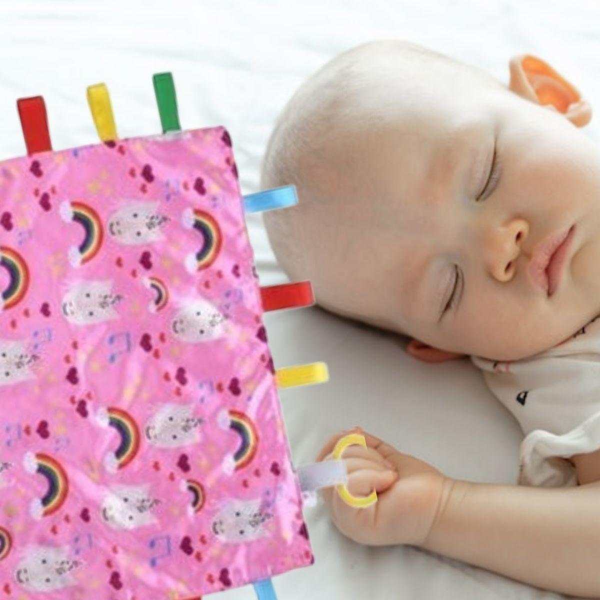 SET 2 MANTAS DE APEGO SENSORIALES ESTIMULA JUEGO BEBE LAU-9