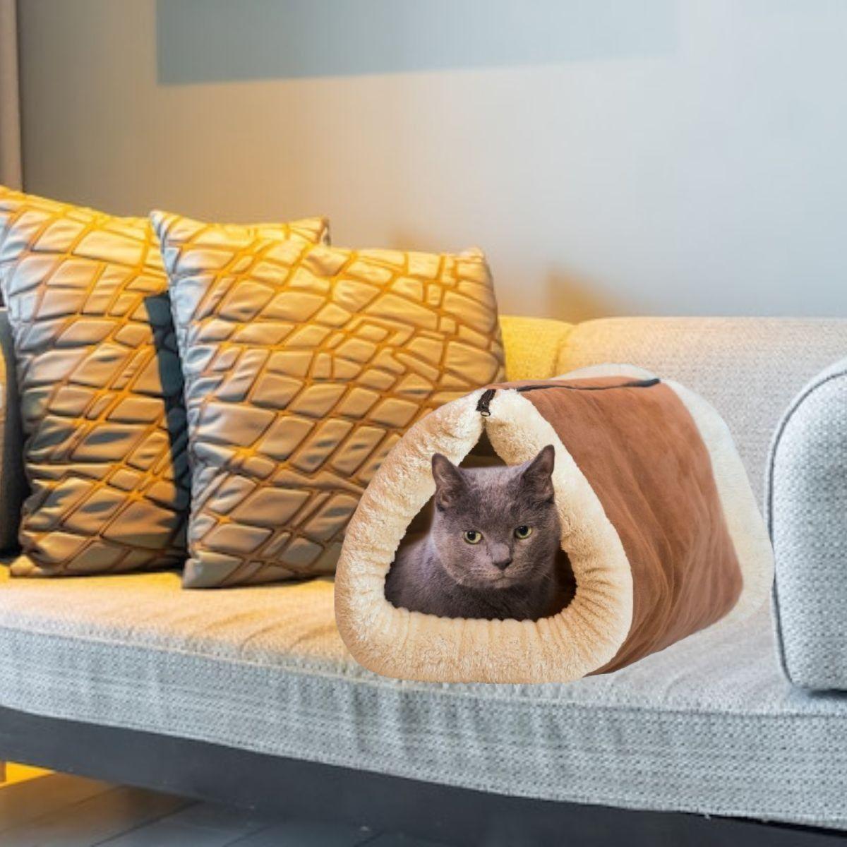 CAMA TAPETE COMODO PARA MASCOTAS 2EN1 HOGAR LAU-2