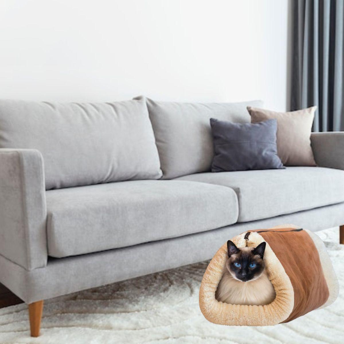 CAMA TAPETE COMODO PARA MASCOTAS 2EN1 HOGAR LAU-7