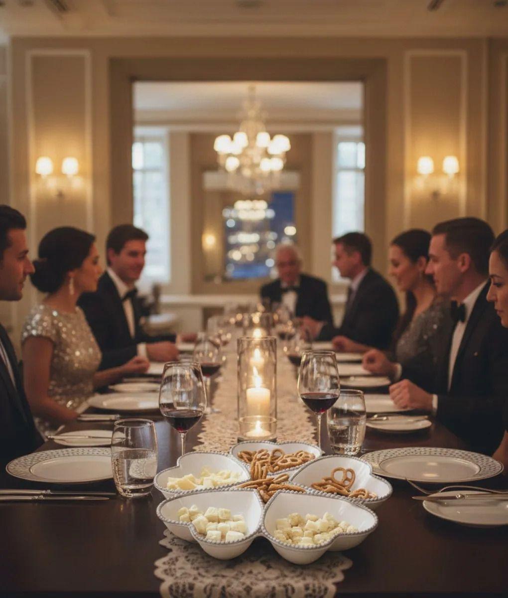 Bandeja Servir Decorativa 5 Compartimentos Adorno Jhn-5