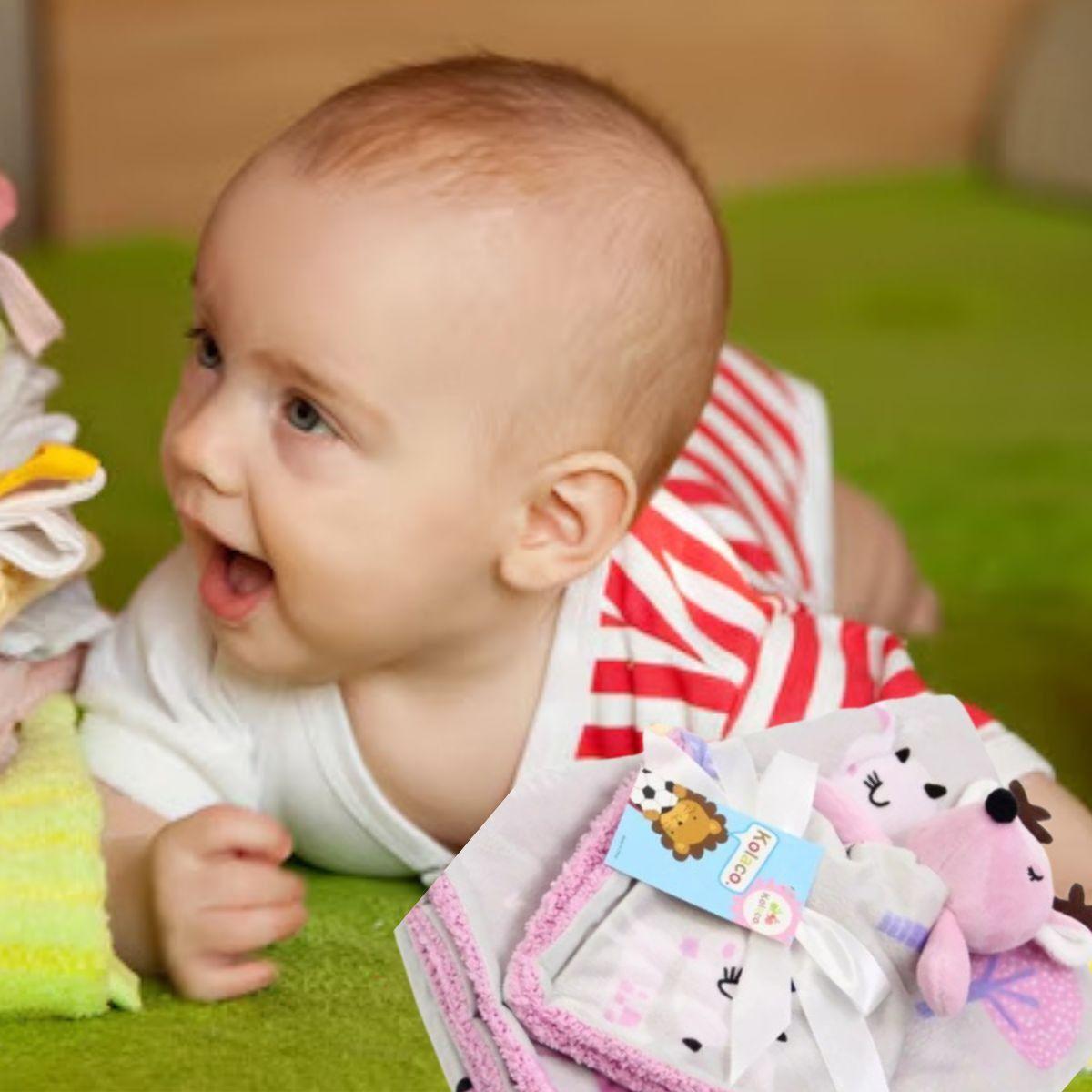 MANTA DE APEGO COBIJA DOBLE SUAVE ABRIGO CONFORT BEBE LAU-1