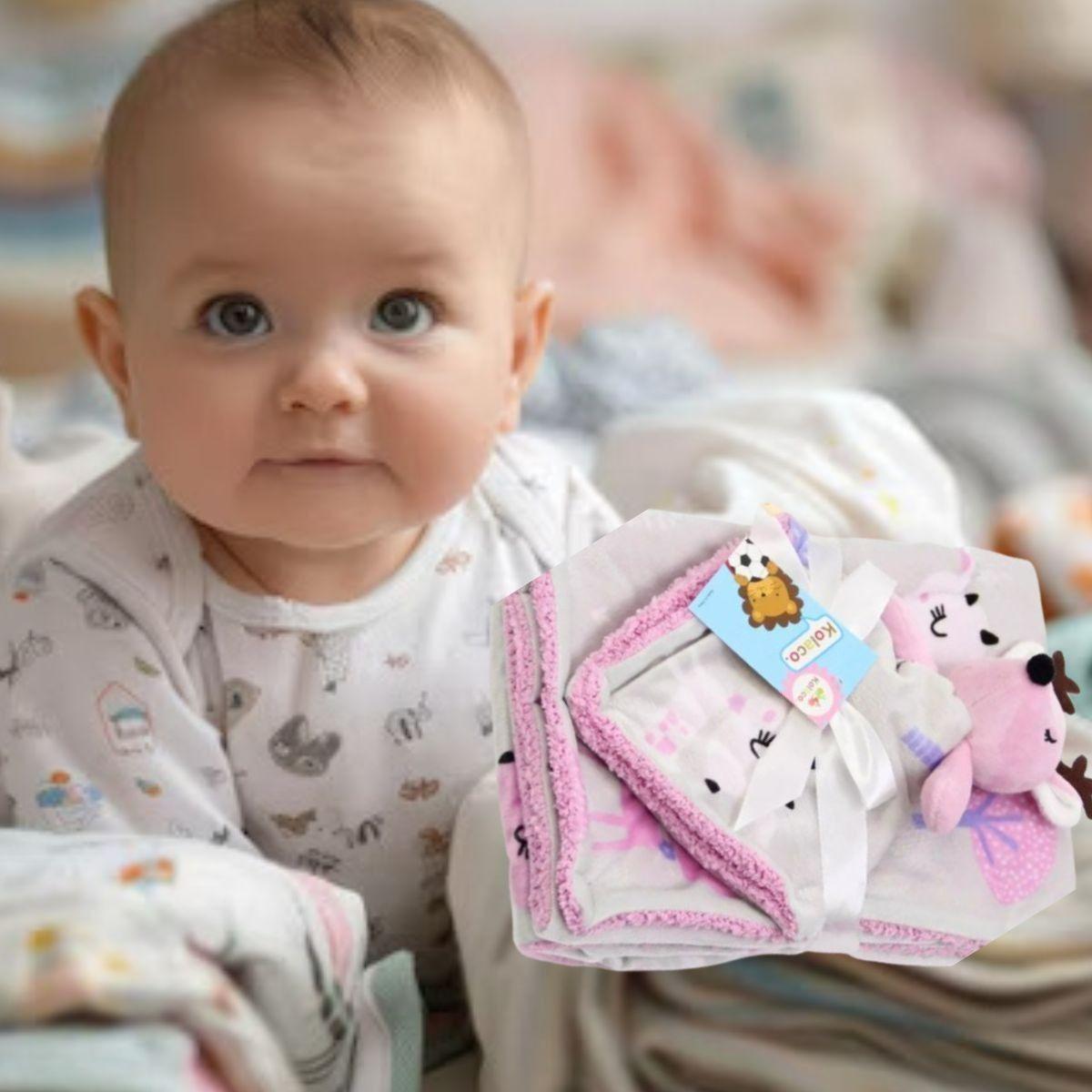 MANTA DE APEGO COBIJA DOBLE SUAVE ABRIGO CONFORT BEBE LAU-2