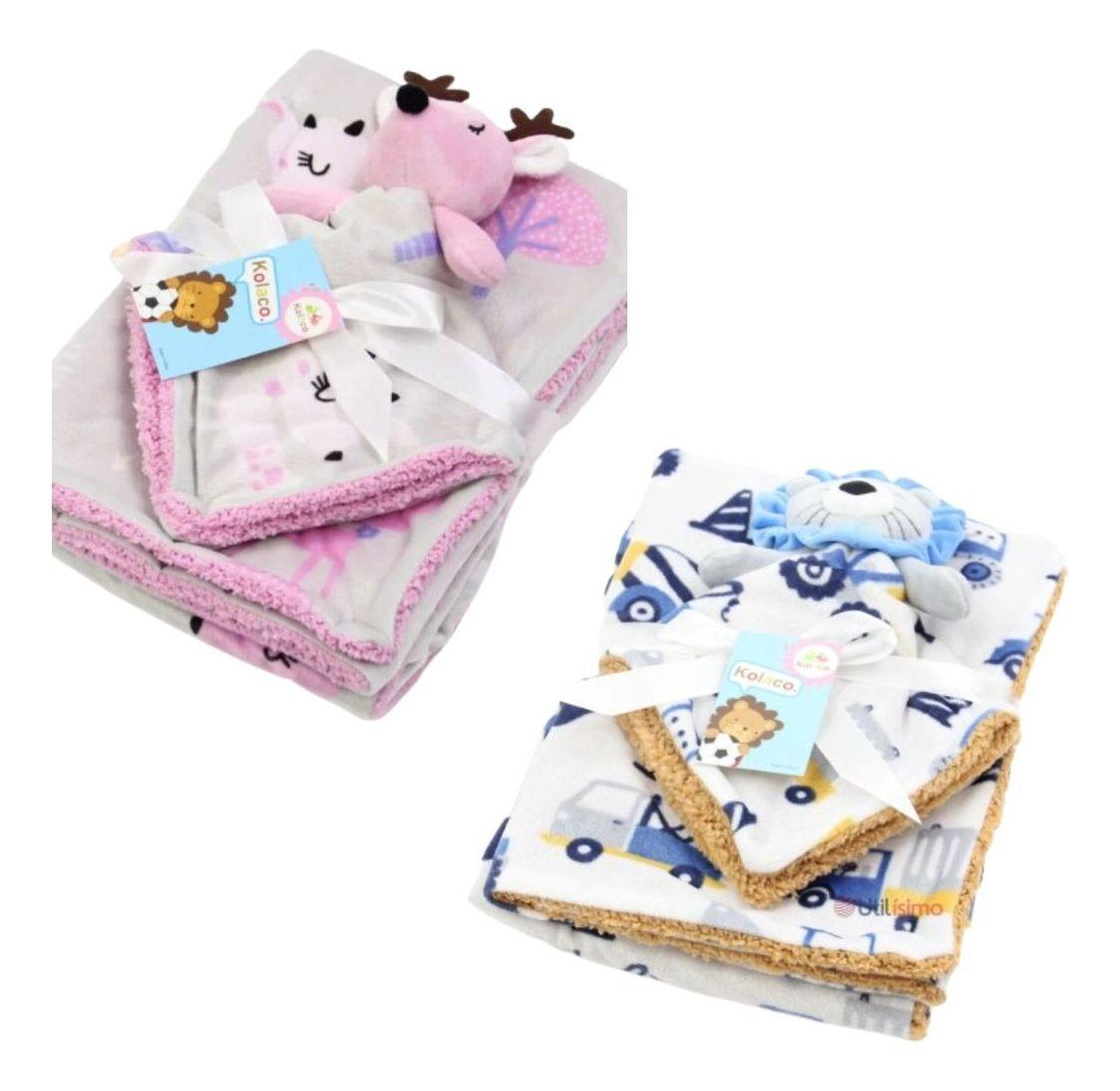 MANTA DE APEGO COBIJA DOBLE SUAVE ABRIGO CONFORT BEBE LAU-3