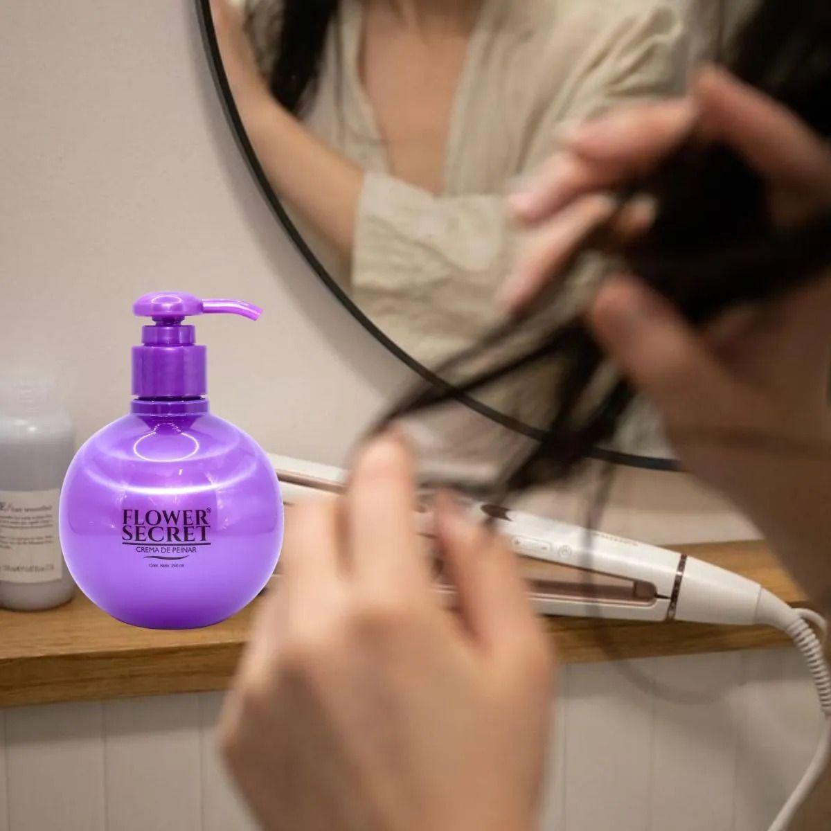 SET 6 CREMAS DE PEINAR COLOR MORADO ANTIFRIZZ CABELLO LAU-2