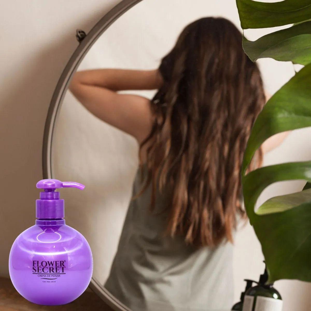 SET 6 CREMAS DE PEINAR COLOR MORADO ANTIFRIZZ CABELLO LAU-3
