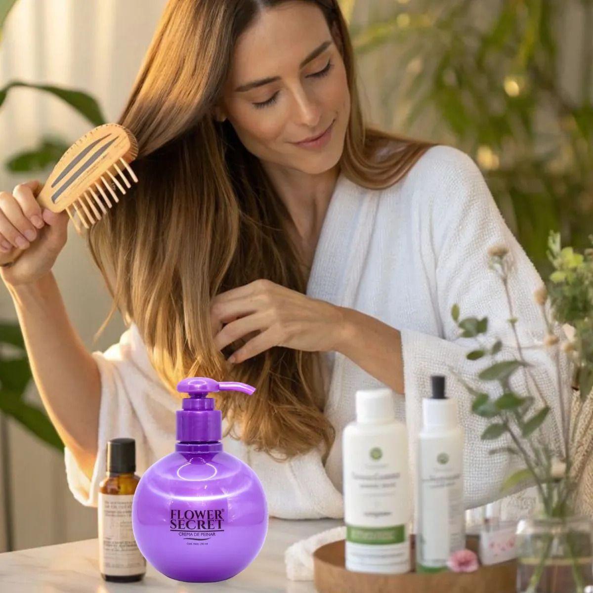 SET 6 CREMAS DE PEINAR COLOR MORADO ANTIFRIZZ CABELLO LAU-8