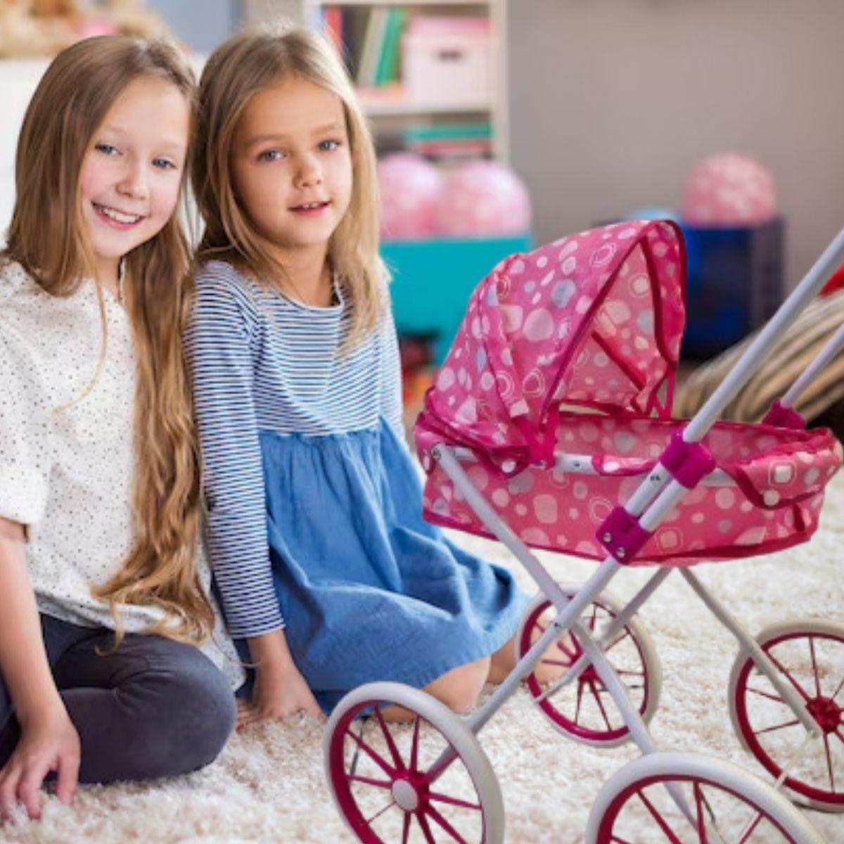 JUGUETE COCHE PARA MUÑECA CARRIOLA  NIÑAS DIVERTIDO LAU-5