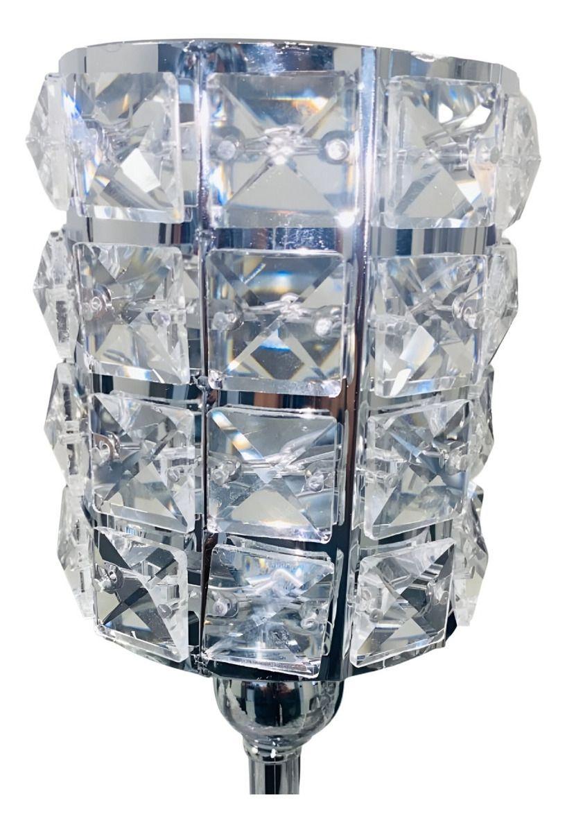 Portavelas Candelabro Decorativo Brillante Moderno Mesa Jhn-2