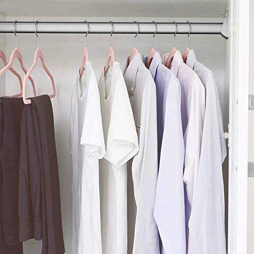 Set 20 Perchas Terciopelo Antideslizante Adultos Ganchos Lau-0