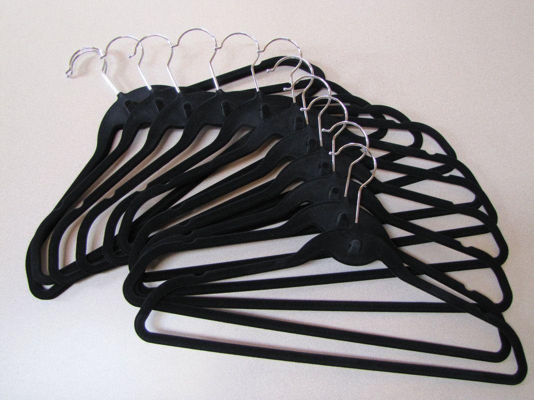 Set 20 Perchas Terciopelo Antideslizante Adultos Ganchos Lau-2