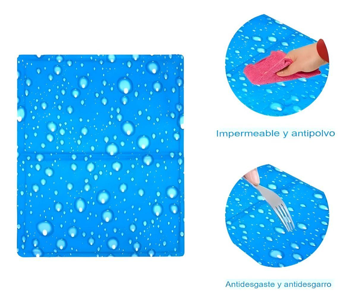 Manta Refrescante Gel Frío Mascotas Talla L 90x50cm Jhn-5