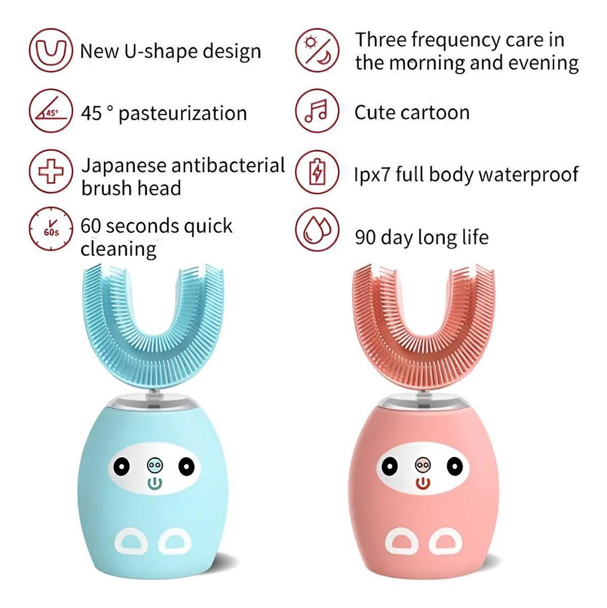 Cepillo Dientes Recargable U Automático Ultrasónico Jhn-4