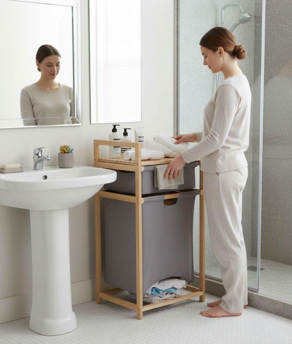 Canasto Multifuncional Ropa Cesto Almacenamiento Hogar Jhn-5