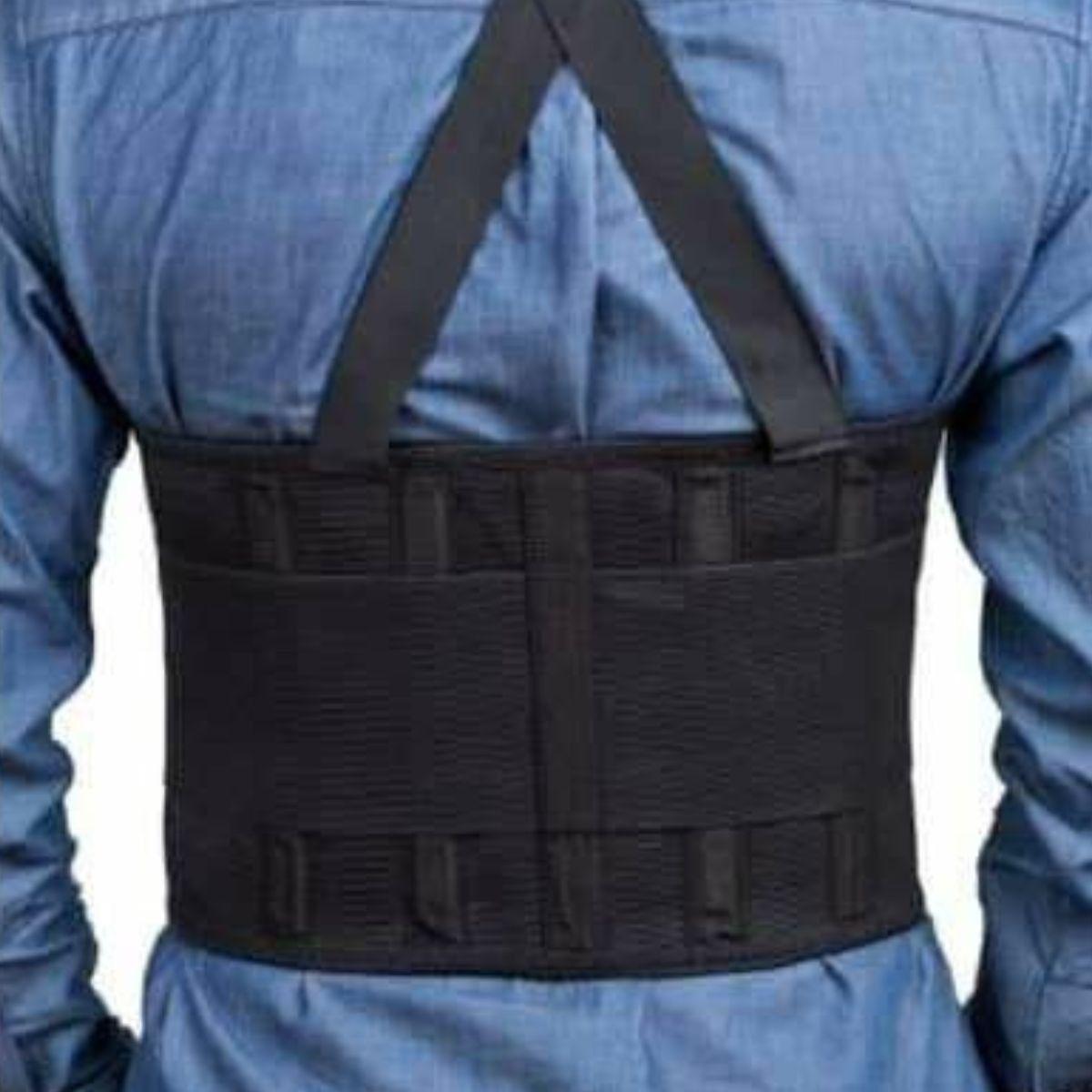 FAJA CINTURON SOPORTE LUMBAR CON TIRANTES AJUSTABLE LAU-2