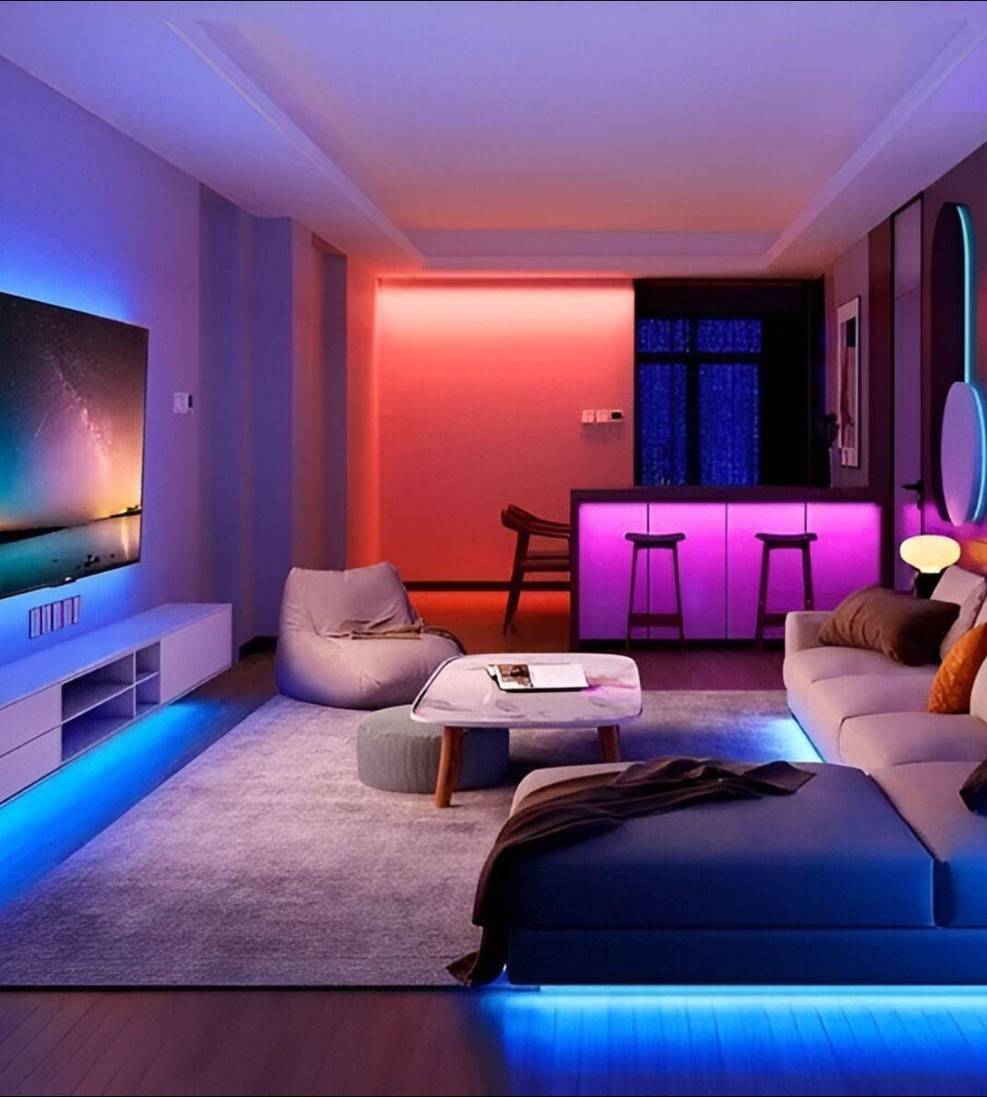 Cinta De Luces LED RGB Iluminación Decorativa 24V 10m Jhn-8