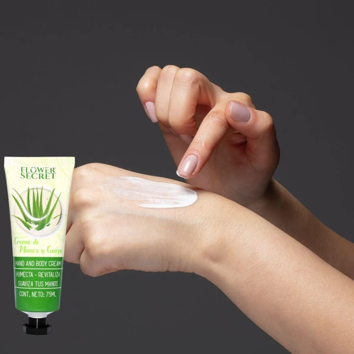 Set 6 Cremas de Manos Corporal Aloe Vera Hidratante Lau-2