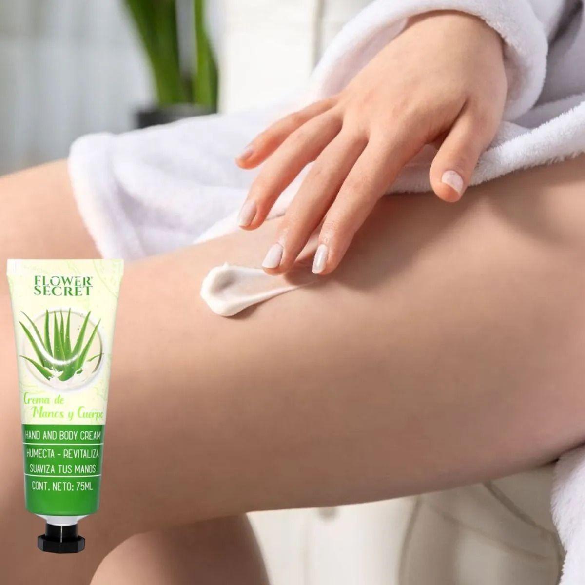 Set 6 Cremas de Manos Corporal Aloe Vera Hidratante Lau-4
