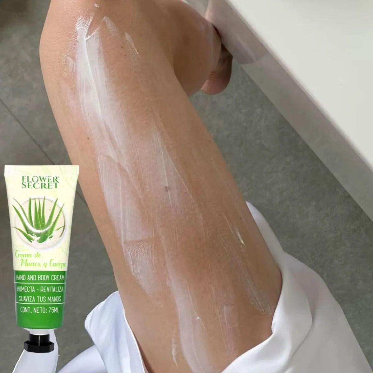 Set 6 Cremas de Manos Corporal Aloe Vera Hidratante Lau-5