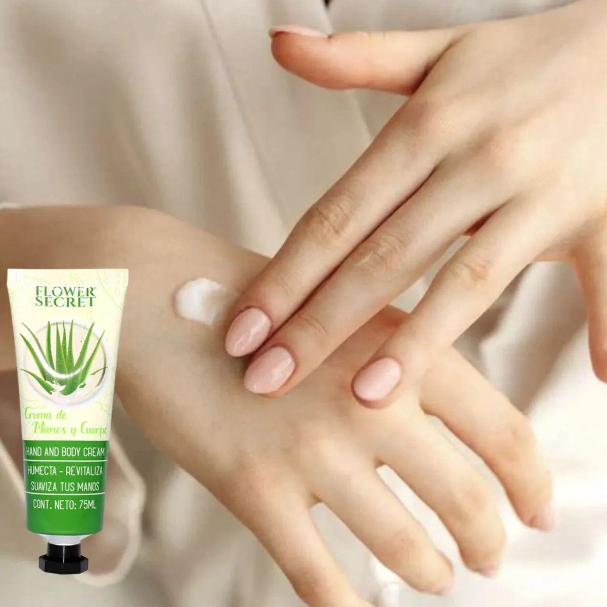 Set 6 Cremas de Manos Corporal Aloe Vera Hidratante Lau-7