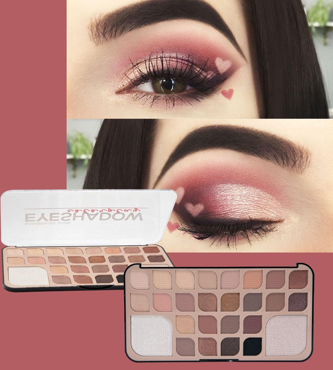 Sombra Ojos Paleta Cobertura Vibrante Suave Duradera Jhn-2