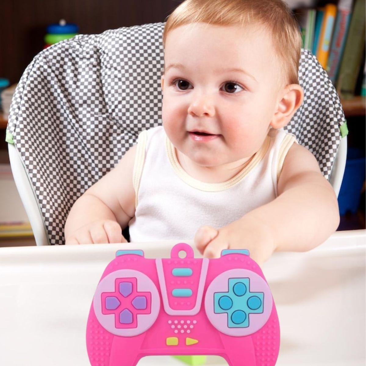 SET 3 MORDEDORES FORMA DE CONTRO SUAVE RASCA ENCIA BEBE LAU-2