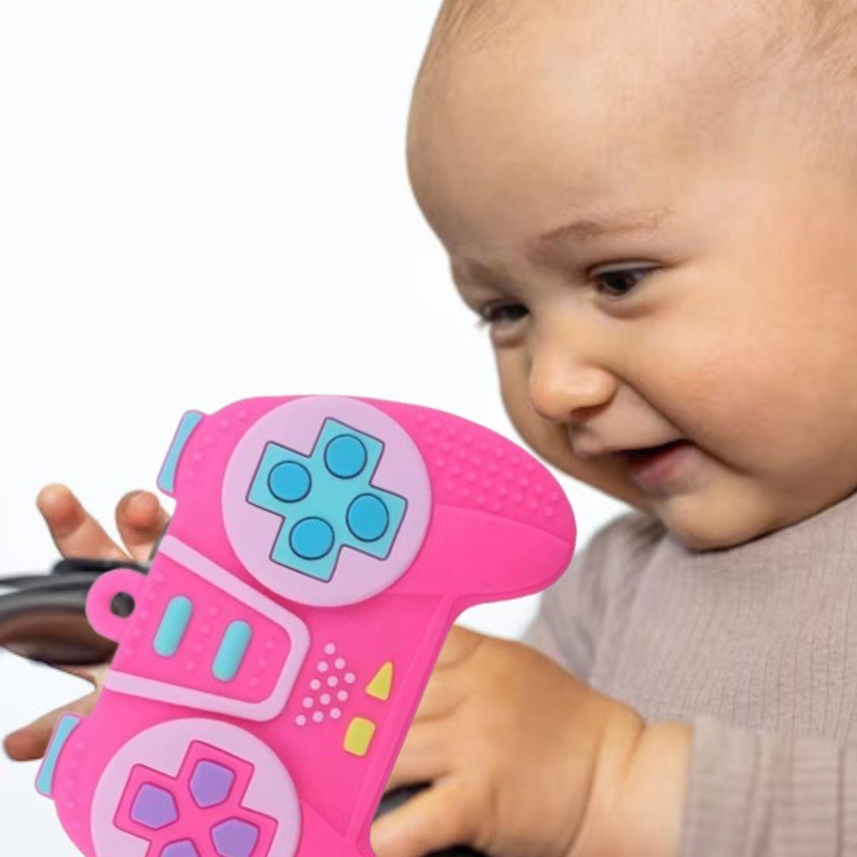 SET 3 MORDEDORES FORMA DE CONTRO SUAVE RASCA ENCIA BEBE LAU-9