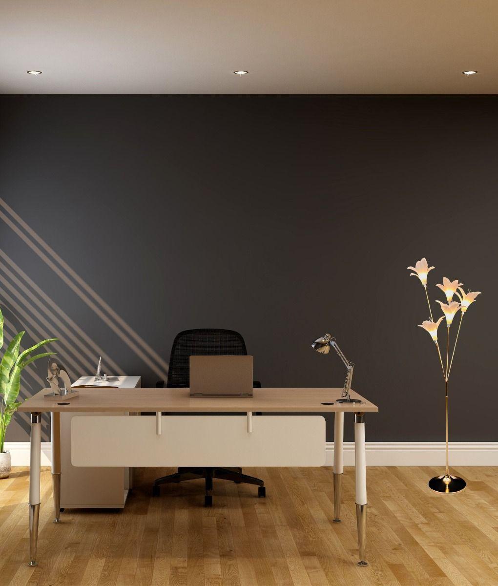 Lámpara Pie Decorativa Forma Lirio Moderno Floral Jhn-8