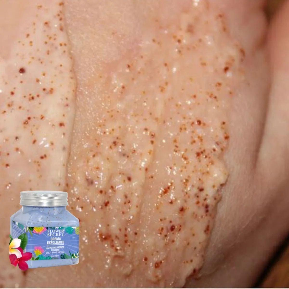Set 2 Crema Exfoliante Corporal Ac. Hialuronico Colageno Lau-6