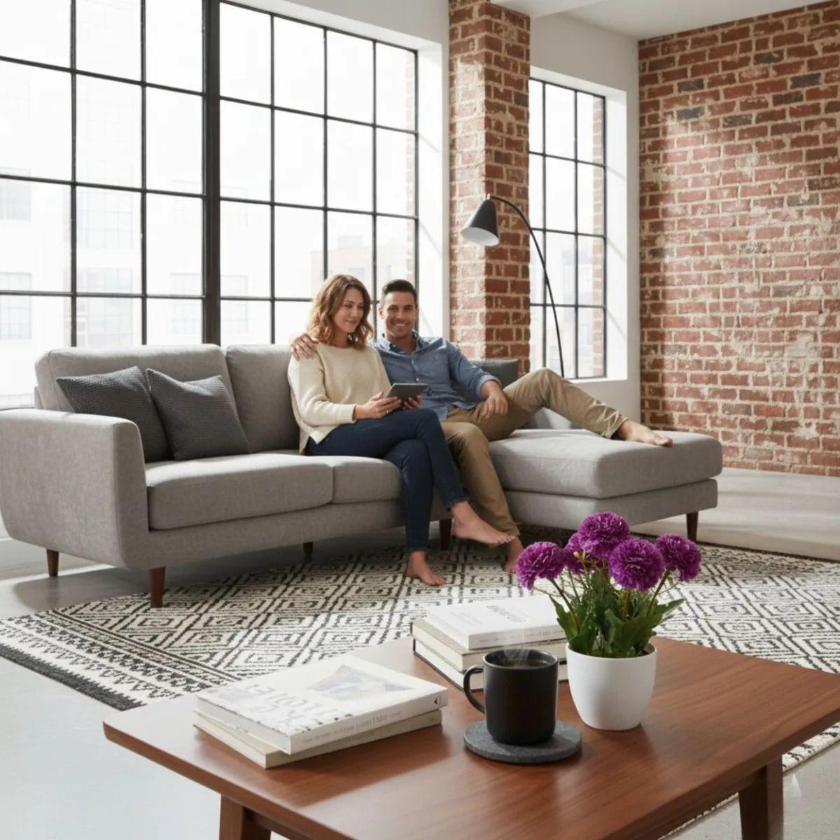 Set 2 Planta Artificial Decoración Floral Adorno Hogar Jhn-3