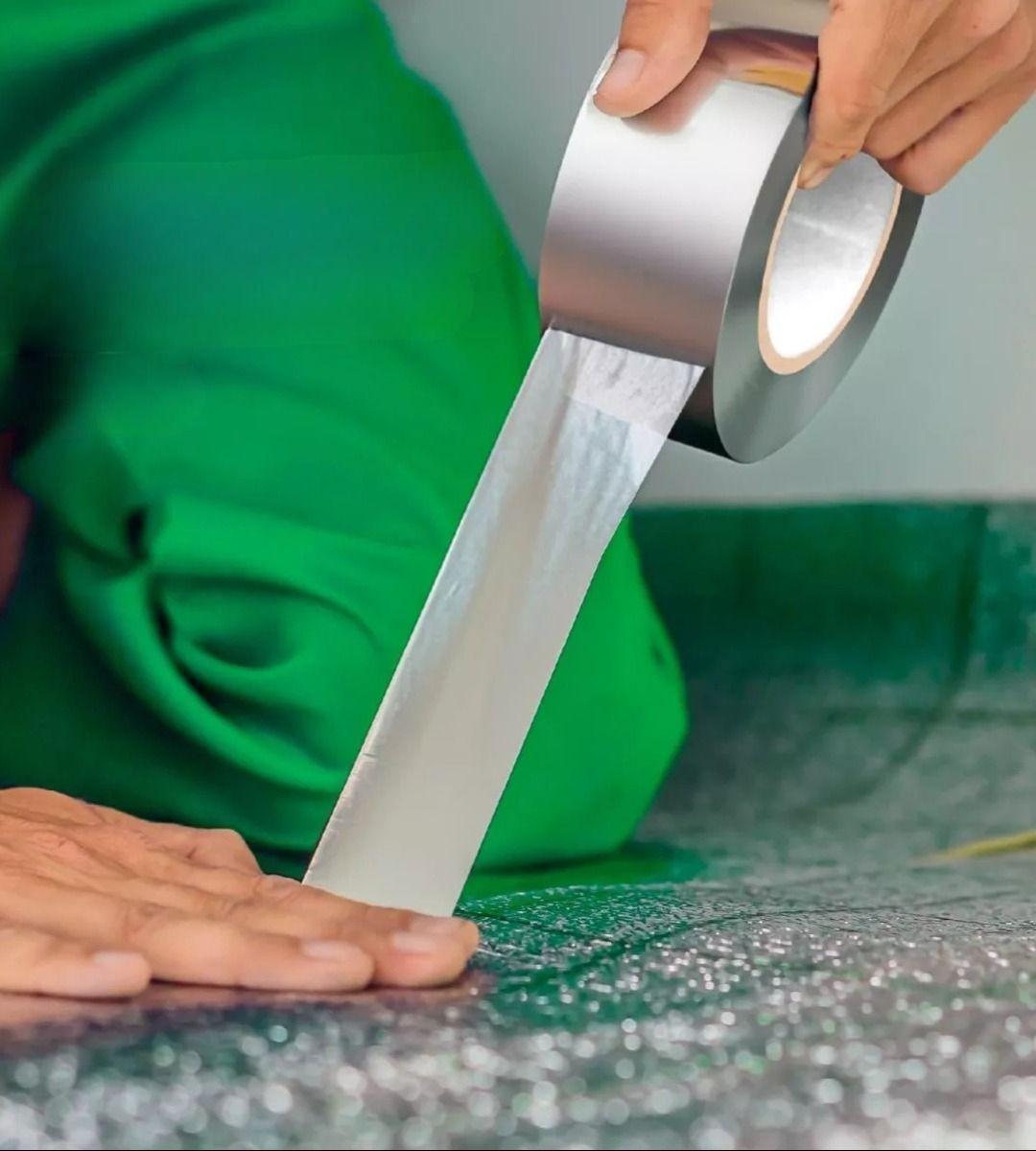 Set 4 Cinta Aluminio Autoadhesiva Impermeable 20mts Jhn-0