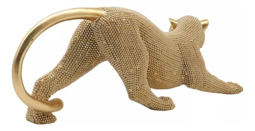 Estatua Animal Escultura Artesanía Coleccionable Dorado Jhn-1