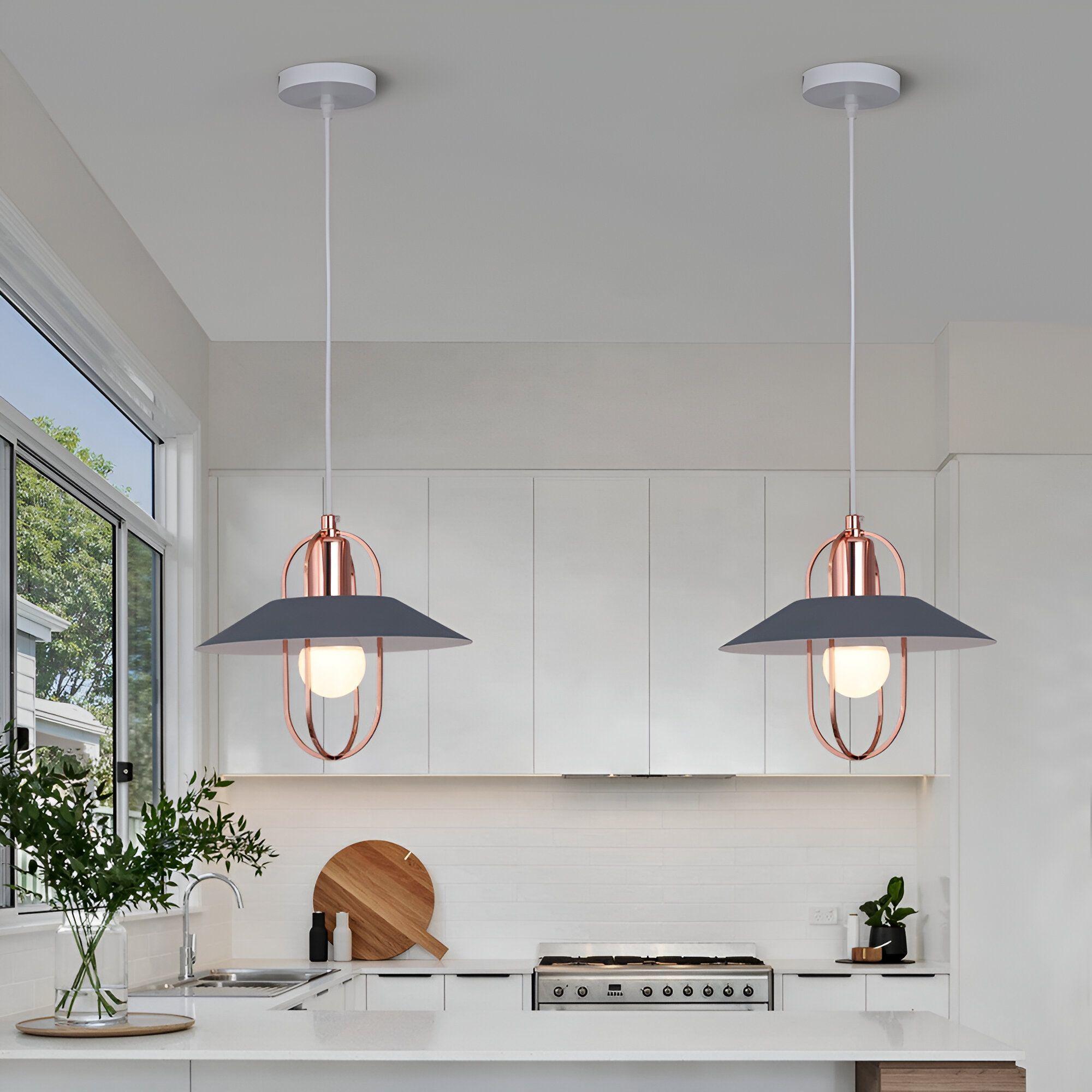 LÁMPARA COLGANTE Estilo Minimalista Moderno Techo Alto-6