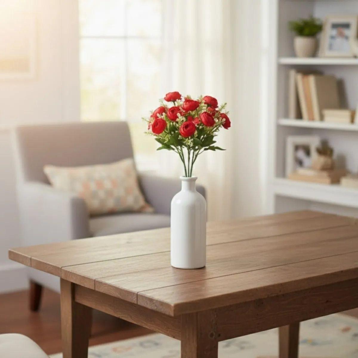 Set 3 Ramo Flores Silvestres Frescura Artificial Adorno Jhn-9