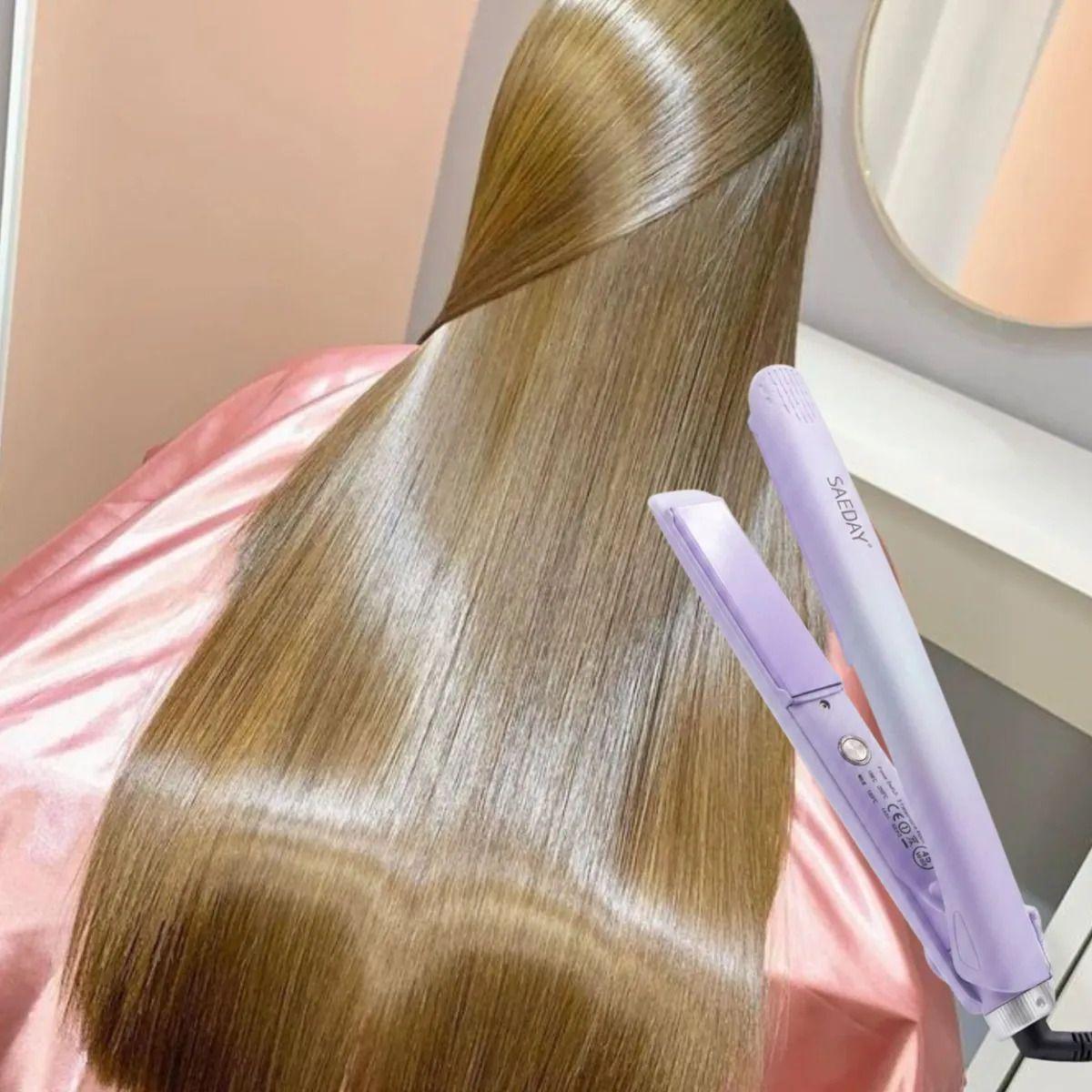 Plancha Cabello Profesional Alisadora Cable Giratorio ALJ-9